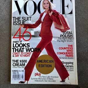 Vogue US August 2000 Magazine – Vintage 2000s
